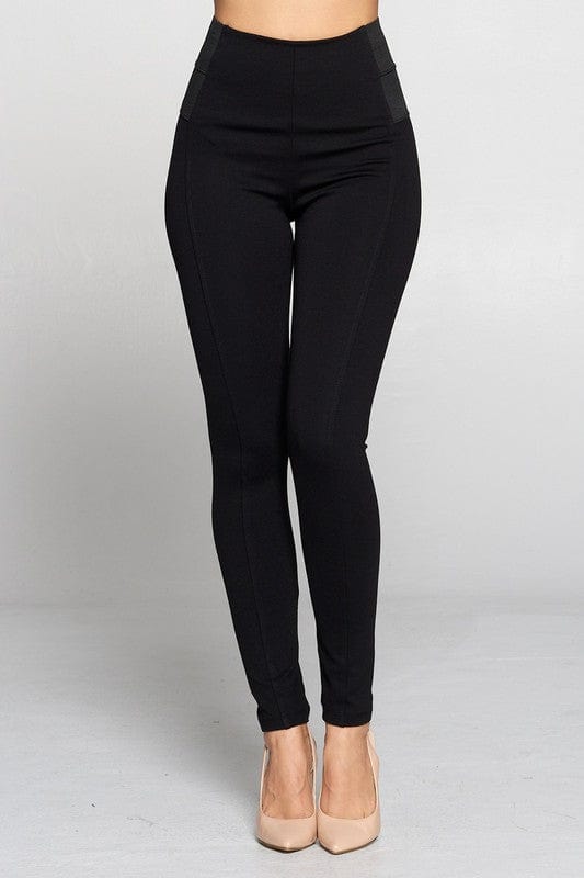 Luxuriance Style Bottoms High Waisted Essential Black | Legging