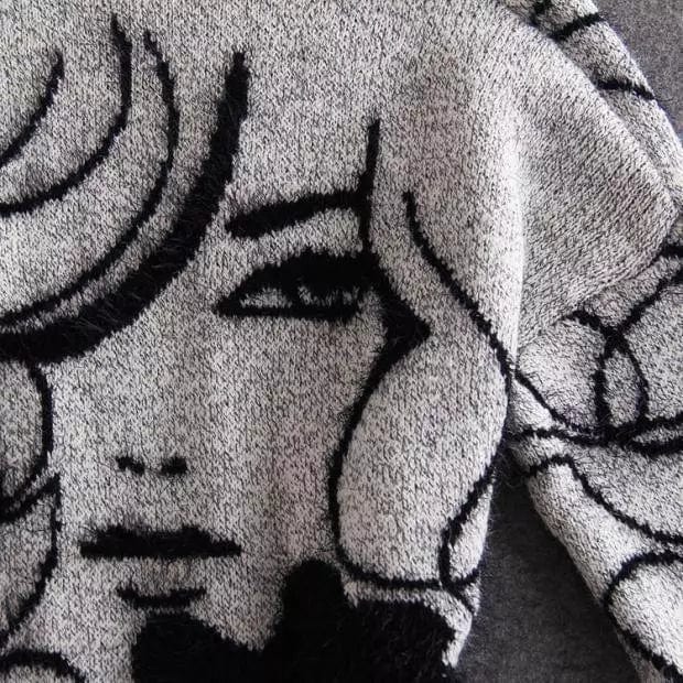 Luxuriance Style Cardigan Sweater The Silhouette  | Cardigan