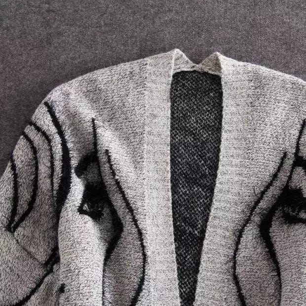 Luxuriance Style Cardigan Sweater The Silhouette  | Cardigan