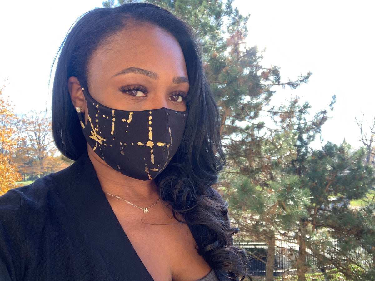 Luxuriance Style Face Mask Drizzle In Gold  | Face Mask