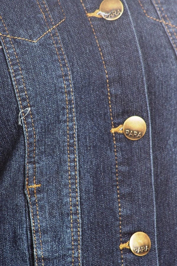 Luxuriance Style Jacket Cropped Jean Jacket