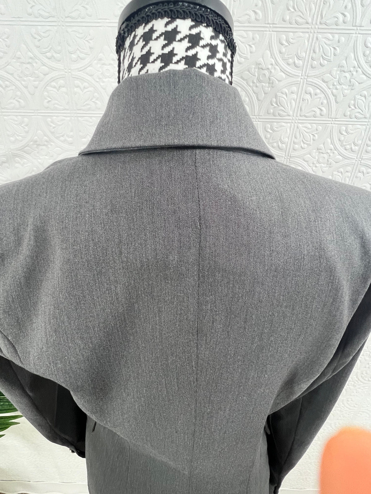 Luxuriance Style | The Boutique  Blazer Gray Double Breasted | Blazer