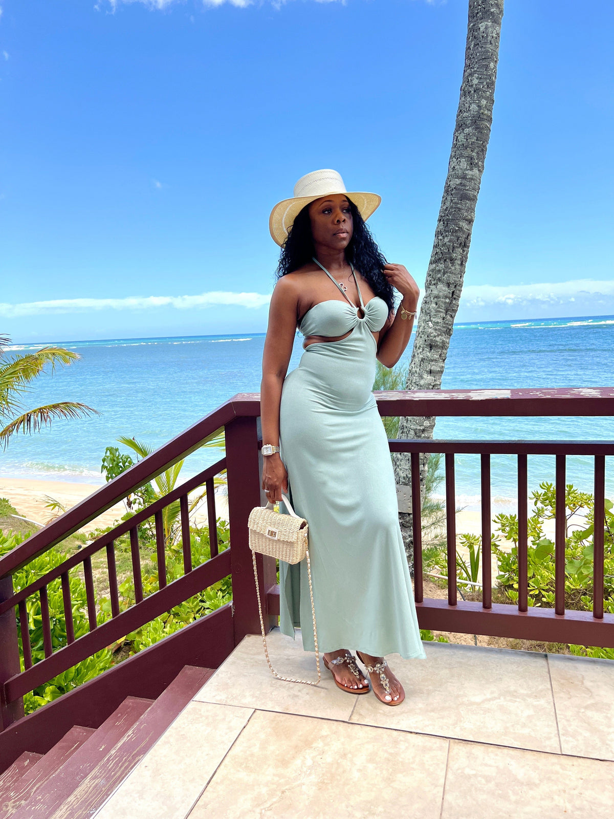 Luxuriance Style | The Boutique  Maxi Dress Ivey | Cut Out Maxi Dress