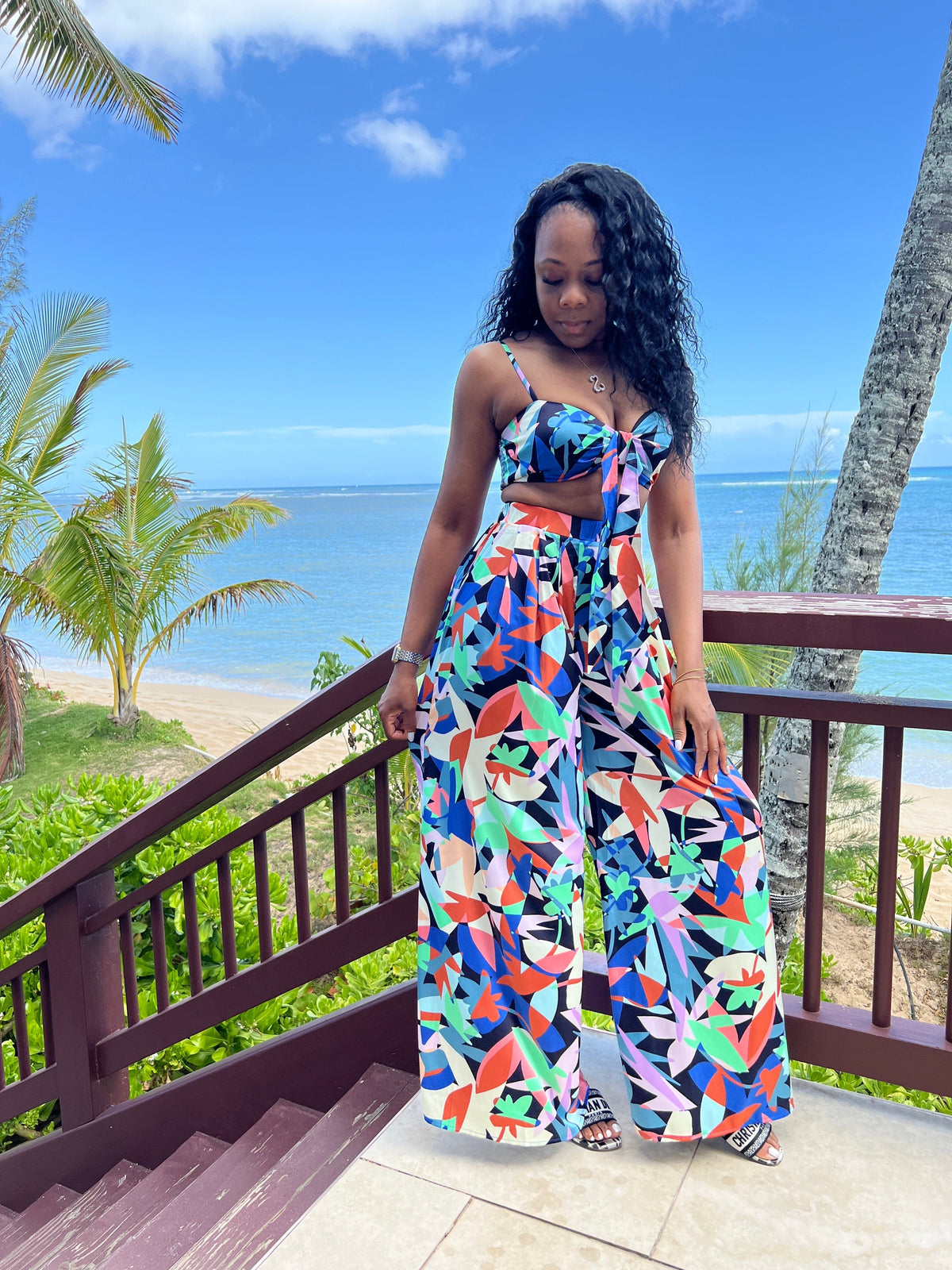 Luxuriance Style | The Boutique  Sets Indigo |  2 Piece Pant Set