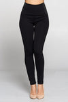 Luxuriance Style Bottoms High Waisted Essential Black | Legging