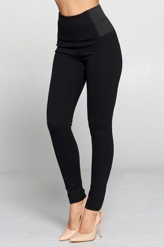 Luxuriance Style Bottoms High Waisted Essential Black | Legging