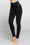 Luxuriance Style Bottoms High Waisted Essential Black | Legging