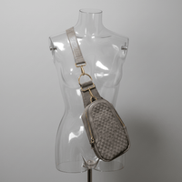 Luxuriance Style Boutique Crossbody Purse Woven Cross Body Bag w/ Gold Hardware