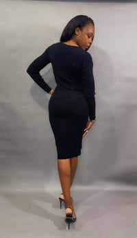 Luxuriance Style Boutique Dresses The Camille Wrap Midi Dress