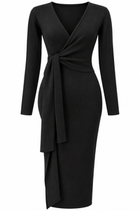 Luxuriance Style Boutique Dresses The Camille Wrap Midi Dress