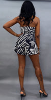 Luxuriance Style Boutique Romper Tribal Print Halter Romper