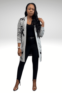 Luxuriance Style Cardigan Sweater The Silhouette  | Cardigan