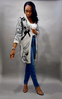 Luxuriance Style Cardigan Sweater The Silhouette Cardigan