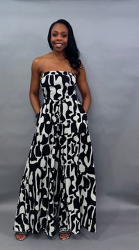 Luxuriance Style ™ Jumpsuits Off Shoulder Back Tie Jumpsuit