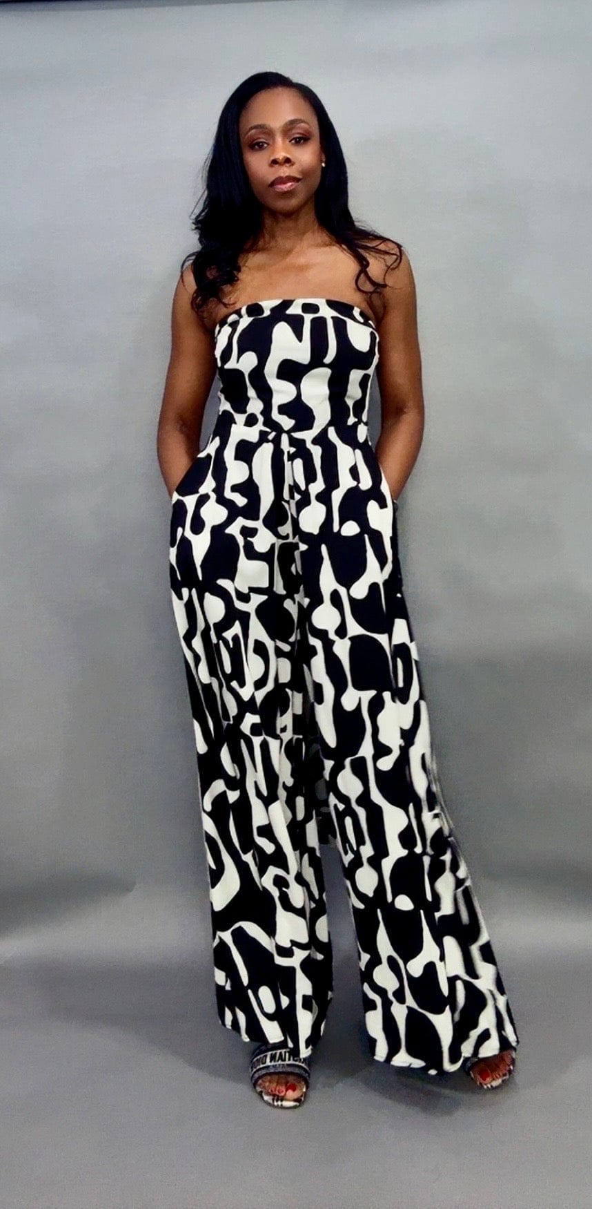 Luxuriance Style ™ Off Shoulder Back Tie Jumpsuit