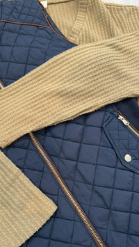 Luxuriance Style ™ Sweater Brushed Thermal Waffle V-Neck Hi-Low Hem Tunic Sweater.