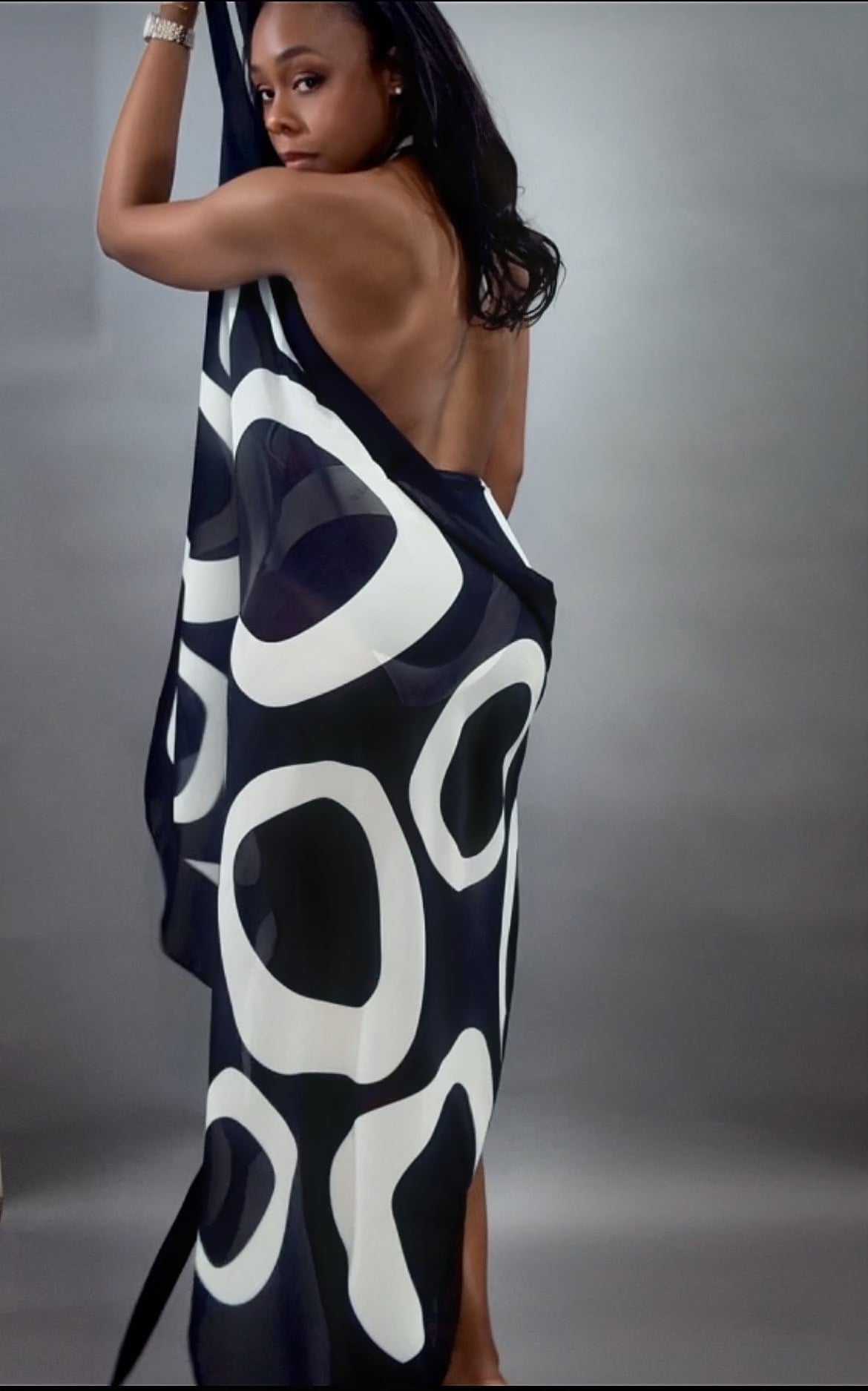 Luxuriance Style ™ Swimsuiy Halter Swimsuit w/ Wrap