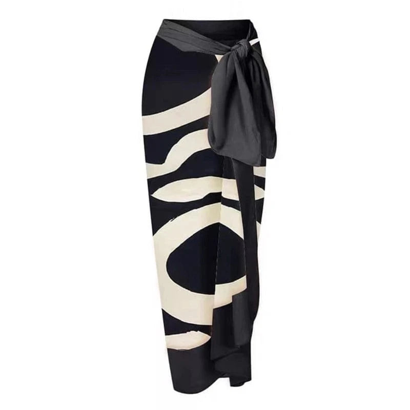 Luxuriance Style ™ Swimsuiy Halter Swimsuit w/ Wrap