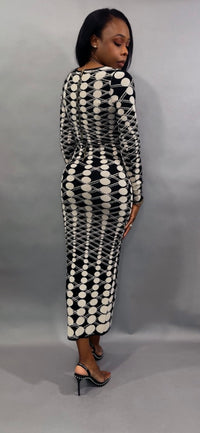Luxuriance Style | The Boutique Dresses Bombshell | Long Sleeve Midi Dress