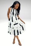 Luxuriance Style | The Boutique™ Dresses Brunch Midi Dress | Whimsical Dreams