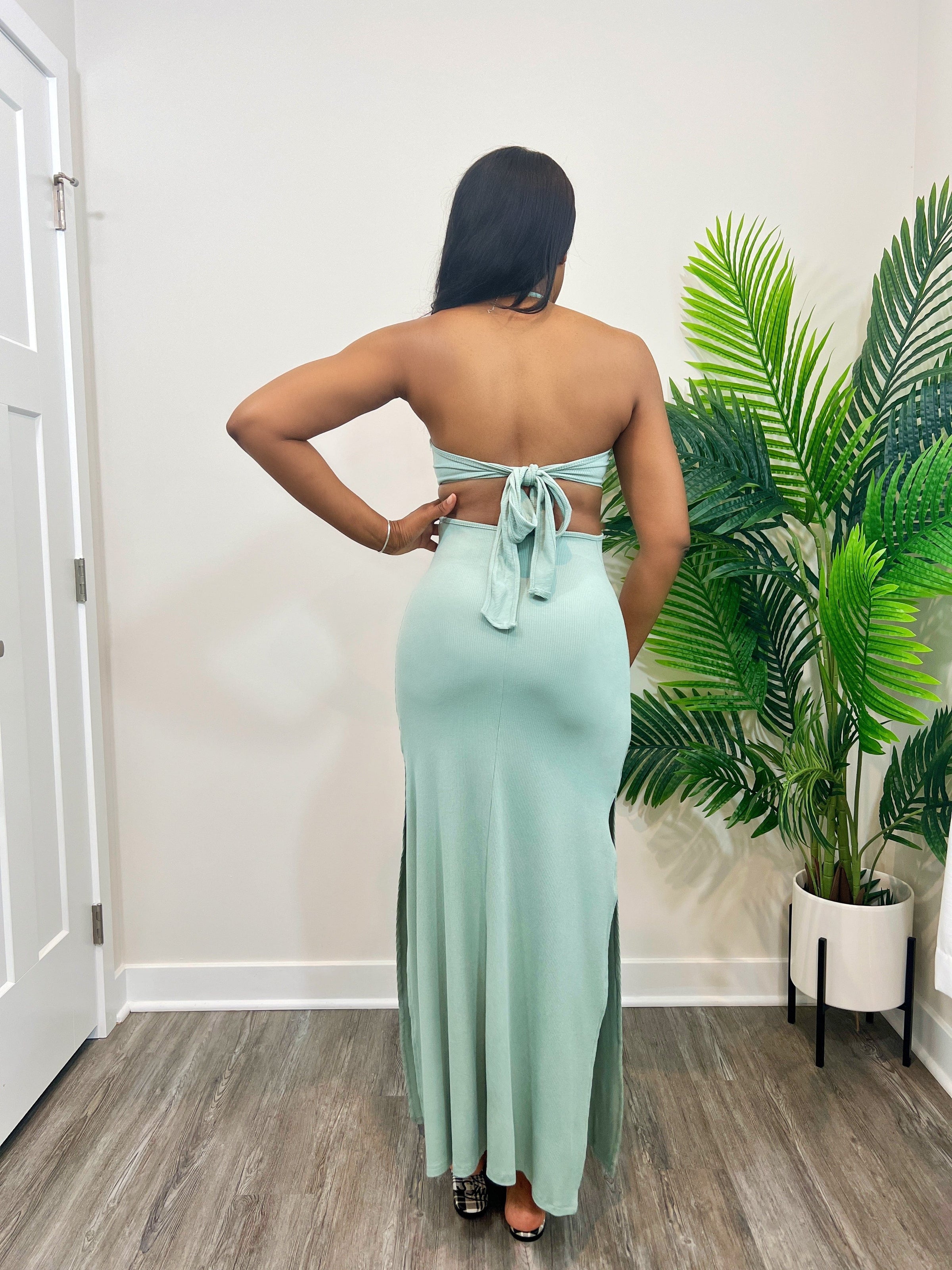 Luxuriance Style | The Boutique  Maxi Dress Ivey | Cut Out Maxi Dress