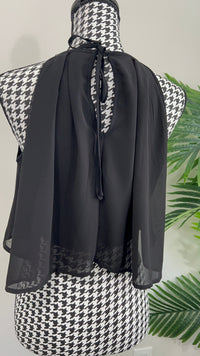 Luxuriance Style | The Boutique  Tops Isabel | Black Halter Top