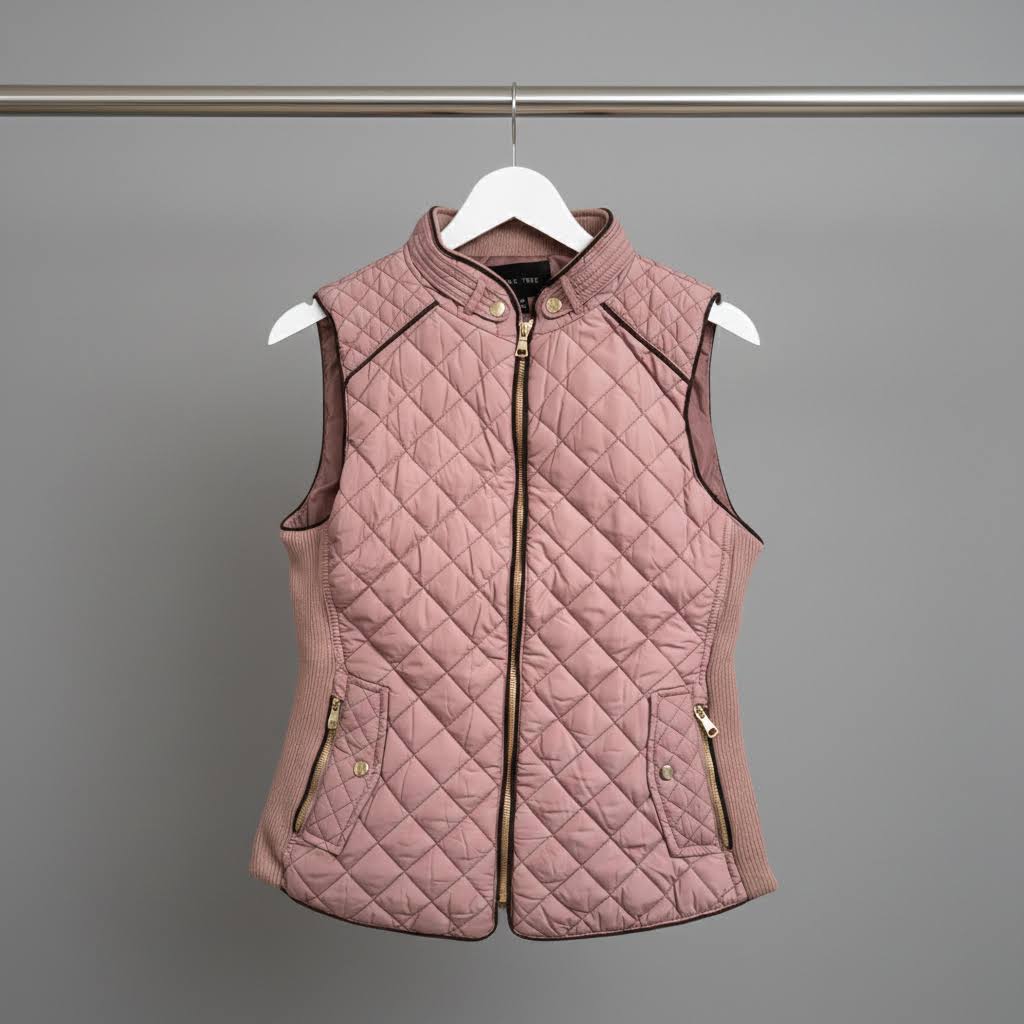 Luxuriance Style | The Boutique™ Vest Slim Fit Quilted Padding Vest