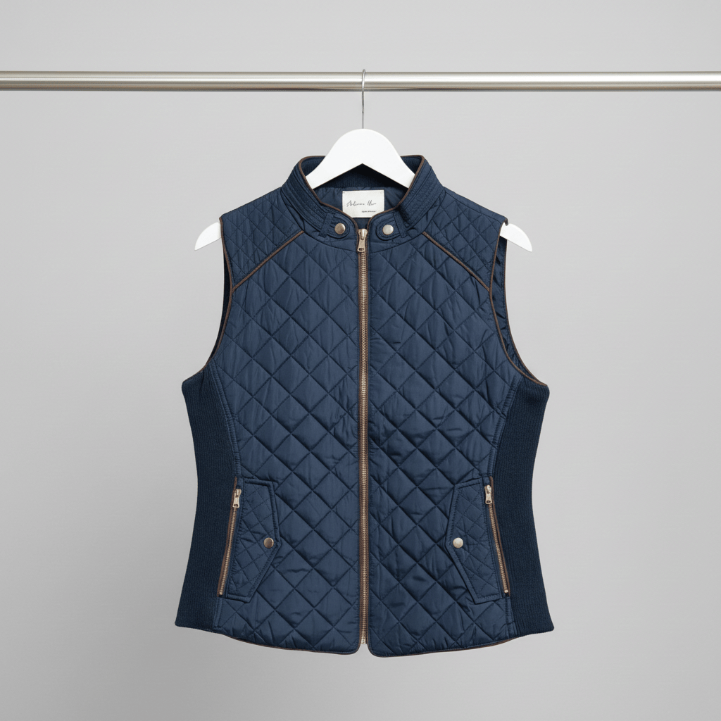 Luxuriance Style | The Boutique™ Vest Slim Fit Quilted Padding Vest