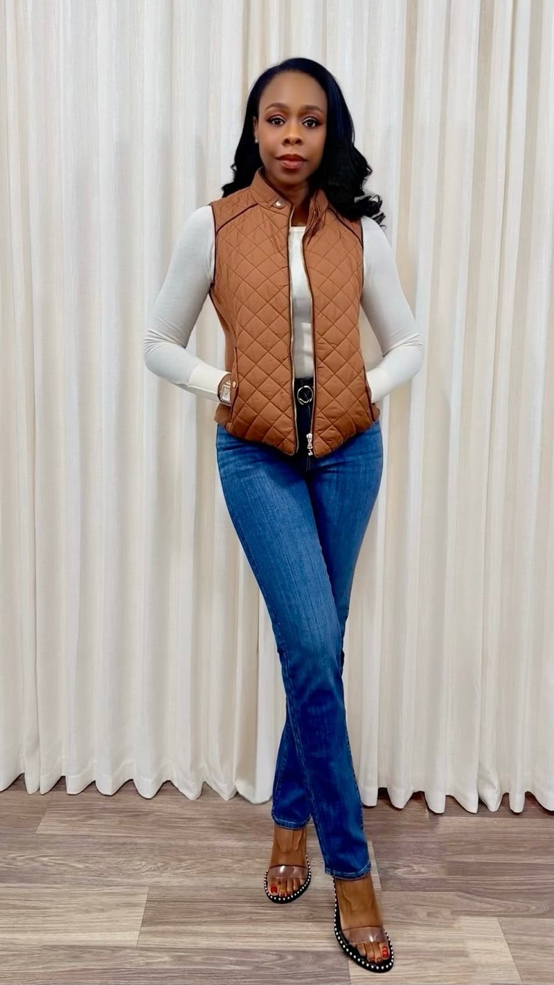 Luxuriance Style | The Boutique™ Vest The Aspen Quilted Vest