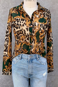 Luxuriance Style Tops Queen Leopard | Top